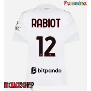 AC Milan Adrien Rabiot #12 Seconda Maglia Femmina 2026-27 Manica Corta